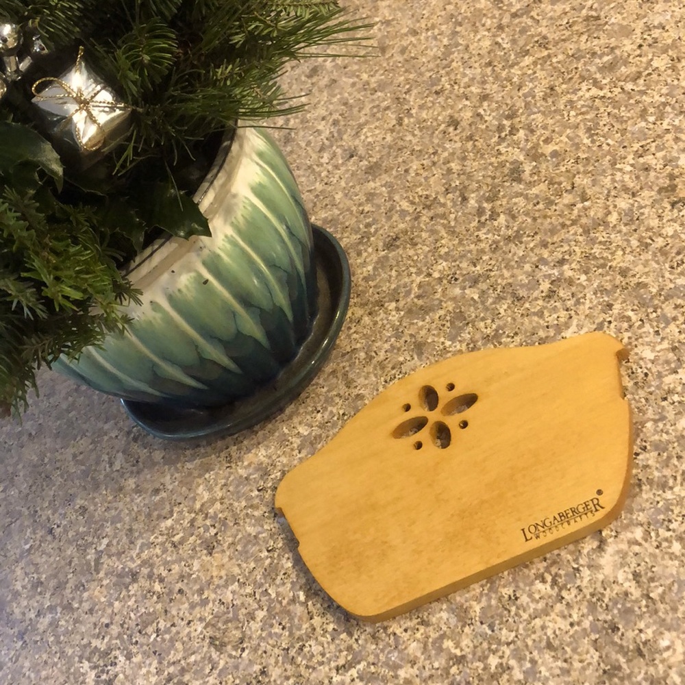 Longaberger Woodcrafts Wooden Divider For Bread Basket